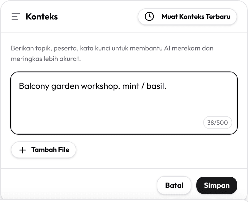 Bahasa dan konteks